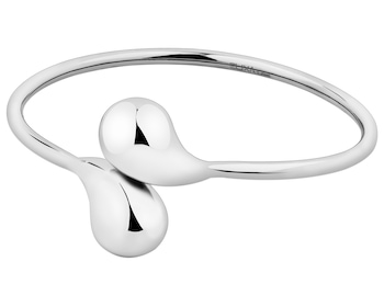 Bransoletka ze stali szlachetnej - łezki