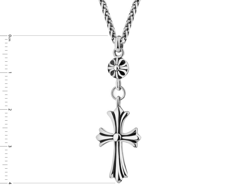 Náhrdelník z ušlechtilé oceli – kříž