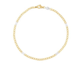 Złota bransoletka - pancerka