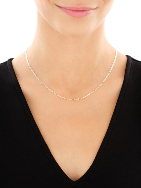 14 K Yellow, Rose & Rhodium Plated White Gold Neck Chain 