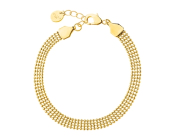 Pozlacený náramek z mosazi