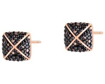 Kolczyki ze stali szlachetnej z markasytami