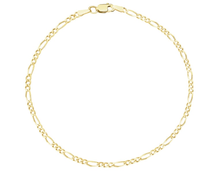 Złota bransoletka - figaro