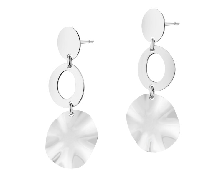 Stříbrné náušnice - kroužky