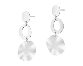 Stříbrné náušnice - kroužky