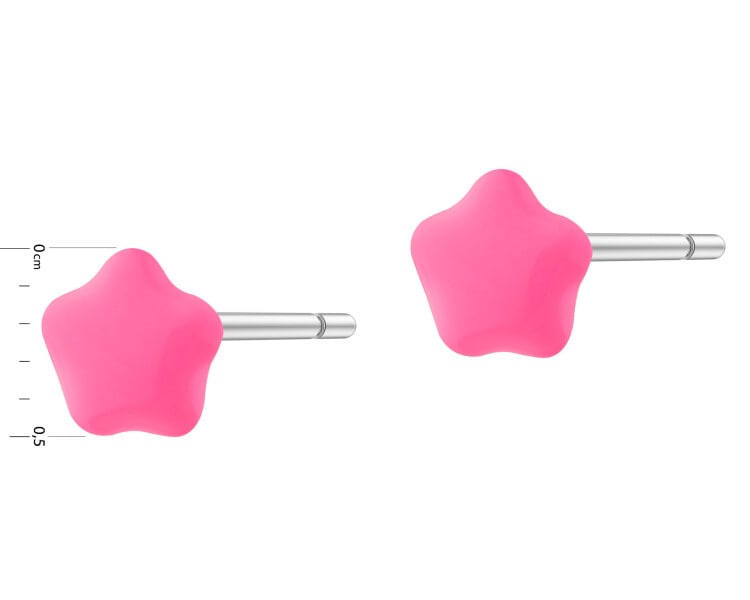 Rhodium Plated Silver Earrings