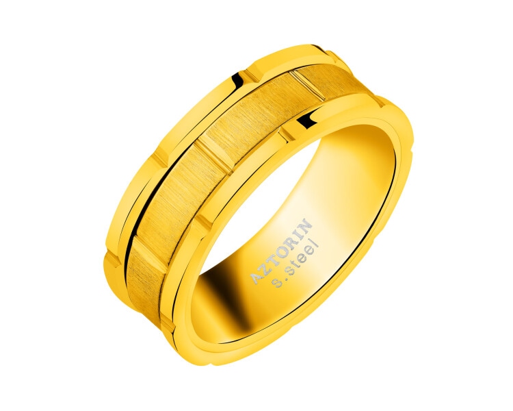 Obrączka ze stali szlachetnej