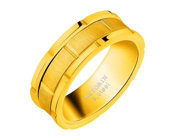 Obrączka ze stali szlachetnej