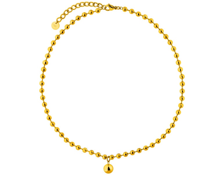 Naszyjnik ze stali szlachetnej - kulki