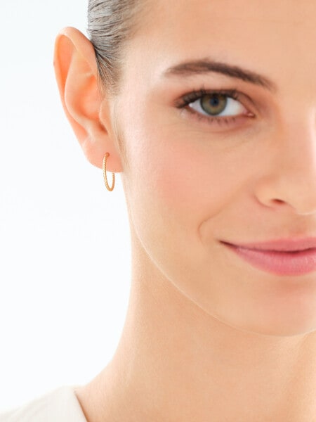 14 K Yellow Gold Hoop Earring