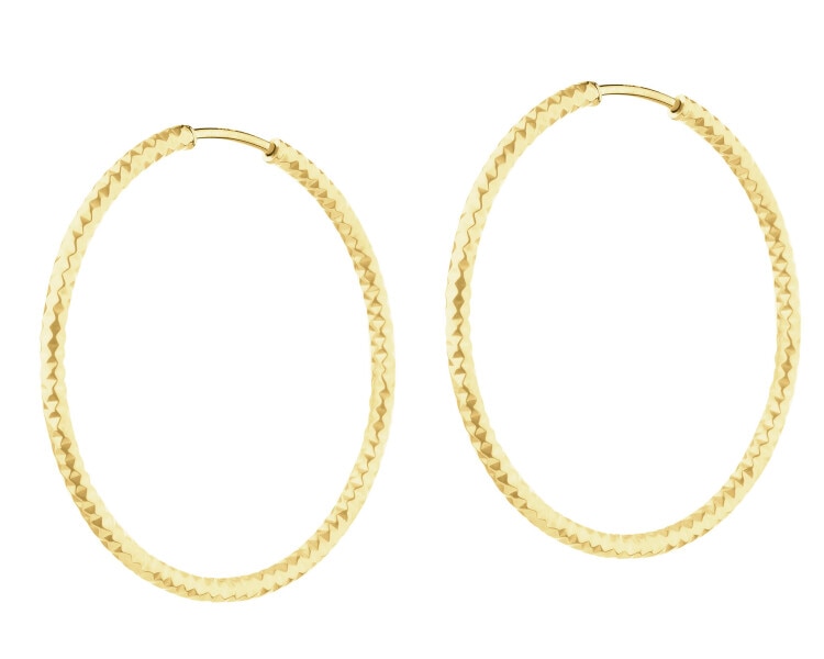 14 K Yellow Gold Hoop Earring