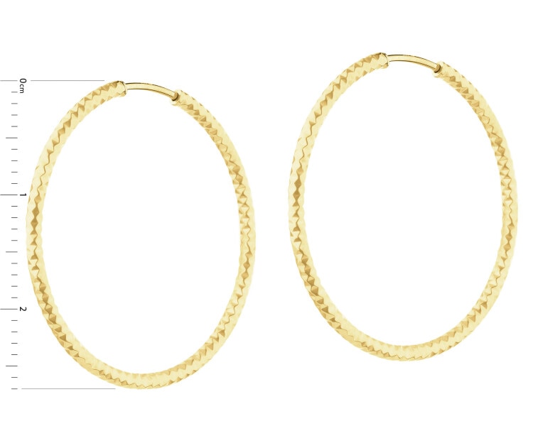 14 K Yellow Gold Hoop Earring