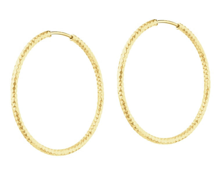 14 K Yellow Gold Hoop Earring