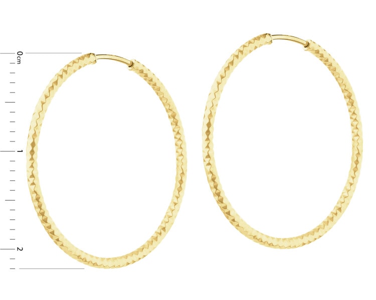 14 K Yellow Gold Hoop Earring
