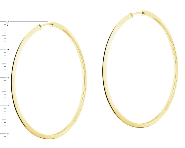 14 K Yellow Gold Hoop Earring