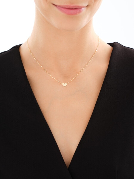 9 K Yellow Gold Necklace 