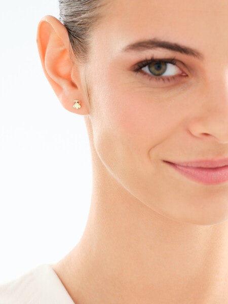 9 K Yellow Gold Earrings 