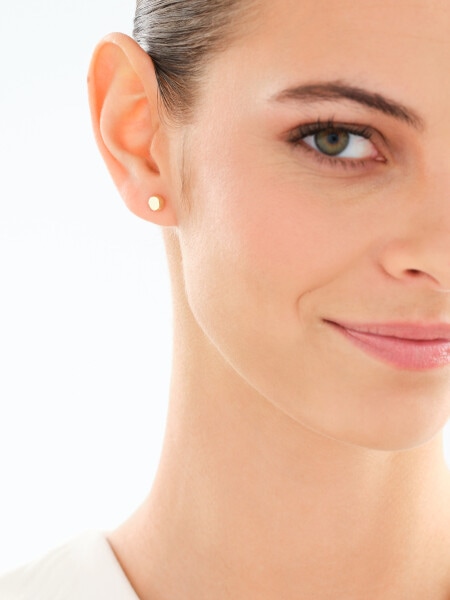 Zlaté náušnice - půlkulička