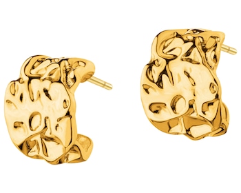 Kolczyki z mosiądzu pozłacane