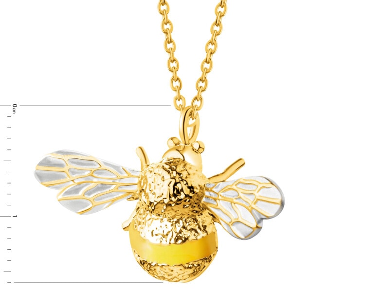 Gold-Plated Brass Necklace 