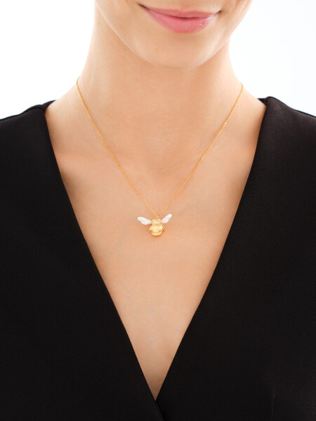 Gold-Plated Brass Necklace 