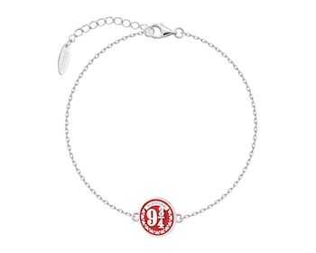 Bransoletka srebrna z emalią - Harry Potter, peron 9 i ¾, Warner Bros. Discovery