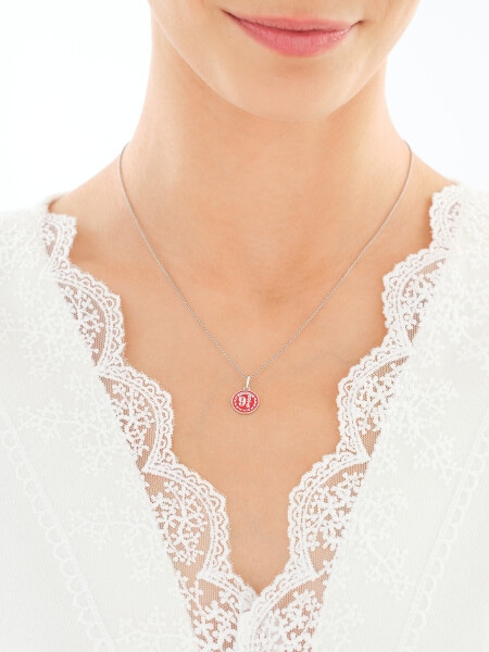 Rhodium Plated Silver Pendant 