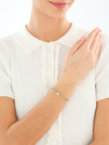 Rhodium Plated Silver Bracelet 