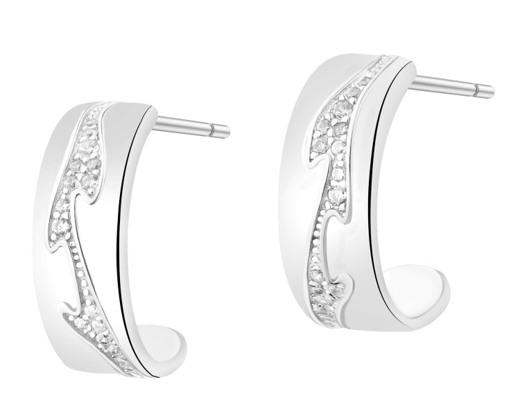 Stříbrné náušnice se zirkony