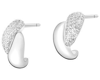 Kolczyki srebrne z cyrkoniami