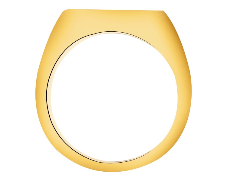 Sygnet ze stali szlachetnej z agatem