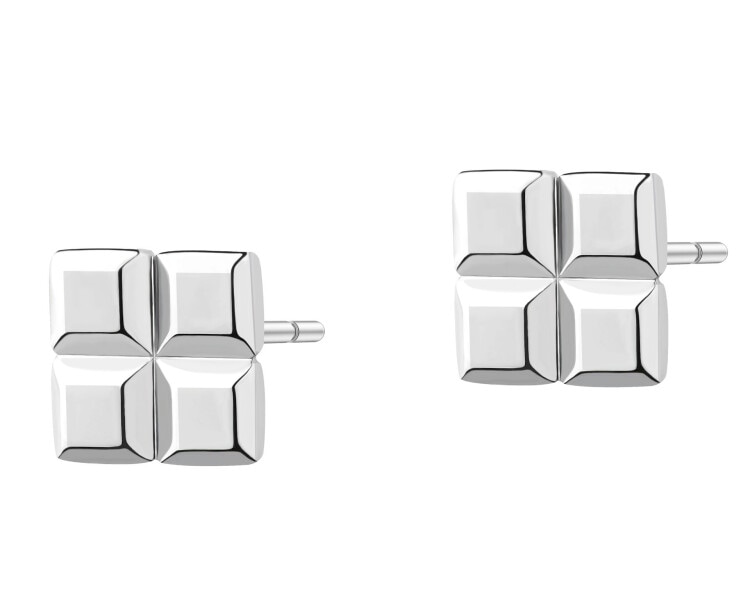 Kolczyki ze stali szlachetnej - kwadraty
