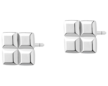 Kolczyki ze stali szlachetnej - kwadraty