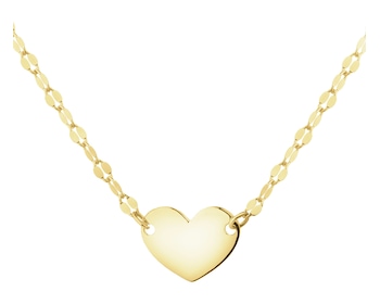 Złoty naszyjnik - serce