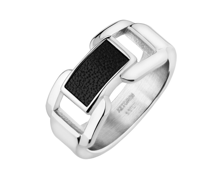 Obrączka ze stali szlachetnej