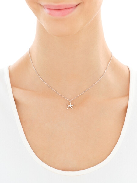 Rhodium Plated Silver Necklace