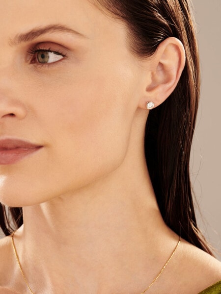Náušnice z bílého zlata s brilianty - SI2/H - 1,40 ct - ryzost 750
