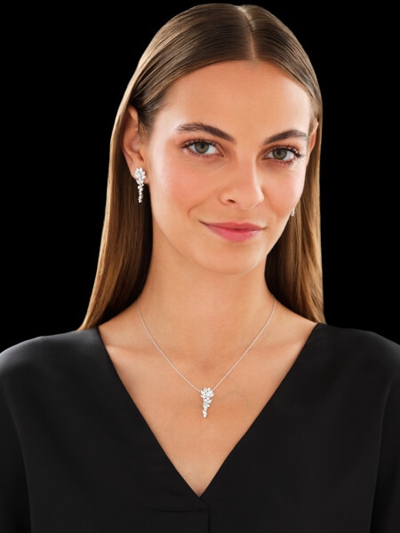 Naszyjnik z białego złota z diamentami - 1,63 ct - próba 750