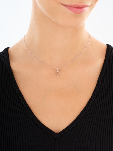 Rhodium Plated Silver Set with Cubic Zirconia