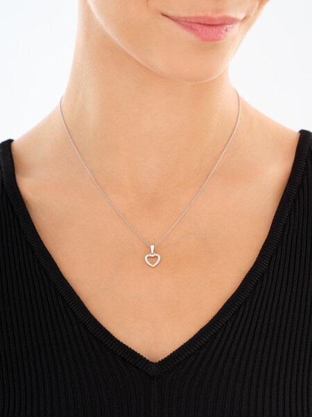Rhodium Plated Silver Set with Cubic Zirconia