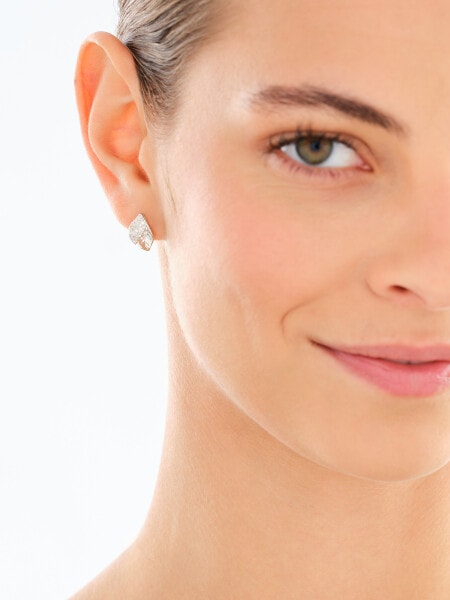 Rhodium Plated Silver Set with Cubic Zirconia