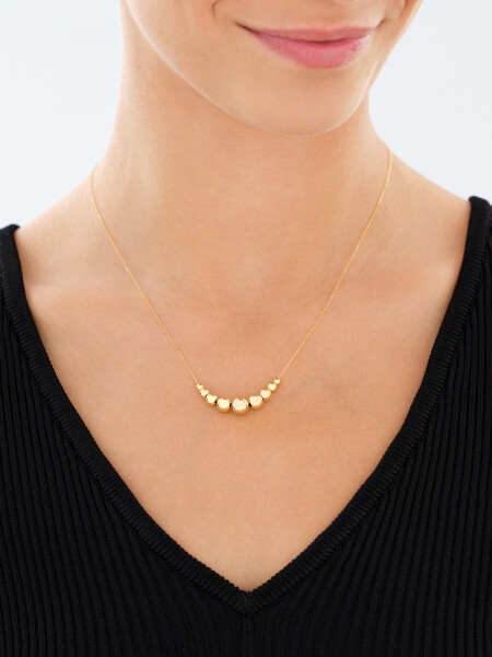 9 K Yellow Gold Necklace 