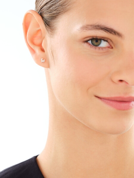Rhodium Plated Silver Earring 