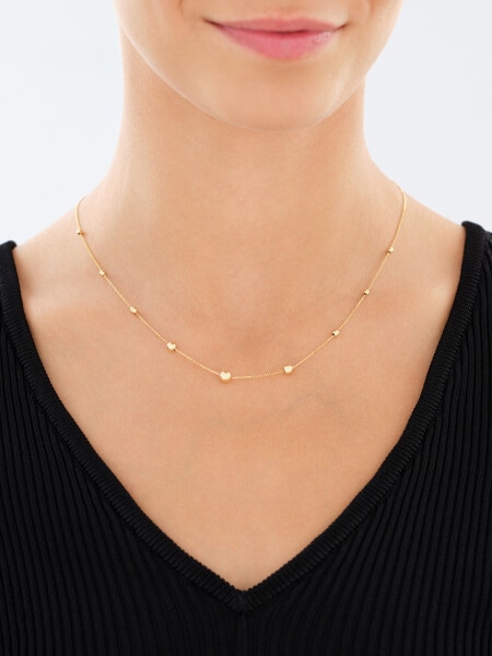 9 K Yellow Gold Necklace 