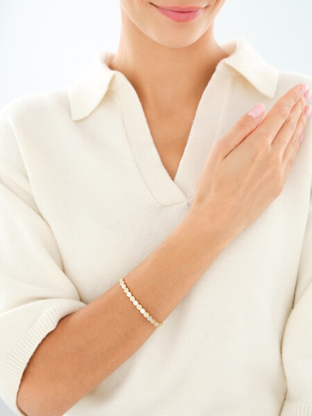 Stainless Steel Bracelet with Cubic Zirconia