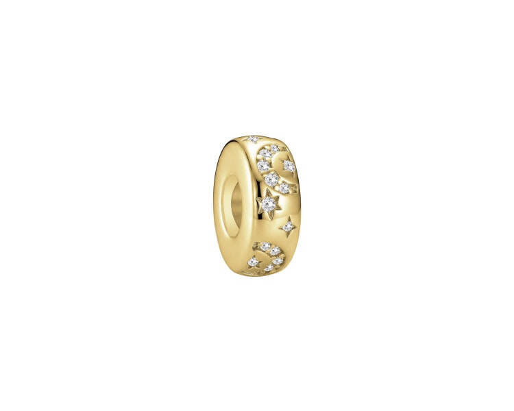 Zawieszka beads z cyrkoniami - stoper