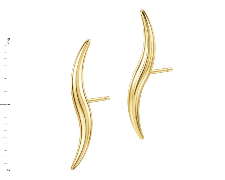 14 K Yellow Gold Earrings 