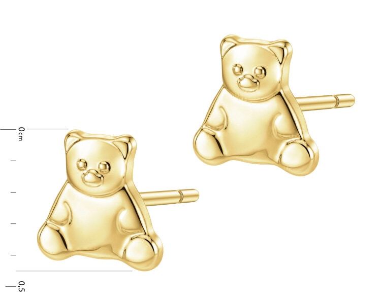 14 K Yellow Gold Earrings 