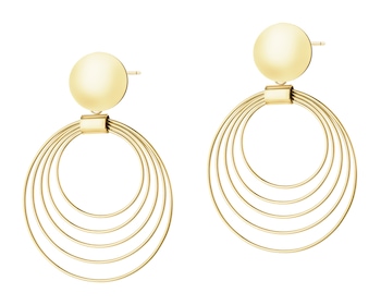 Kolczyki ze stali szlachetnej - koła