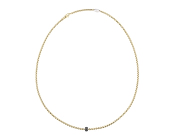 Zlatý náhrdelník FOPE s brilianty - 0,20 ct - ryzost 750